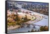 Branson, Missouri - Ozarks-Lantern Press-Framed Stretched Canvas