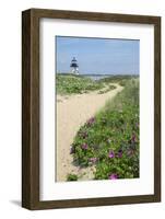 Brant Lighthouse, Nantucket Harbor, Nantucket, Massachusetts, USA-Lisa S^ Engelbrecht-Framed Photographic Print