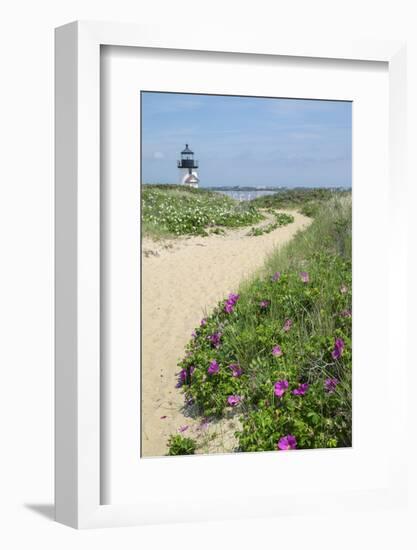 Brant Lighthouse, Nantucket Harbor, Nantucket, Massachusetts, USA-Lisa S^ Engelbrecht-Framed Photographic Print