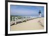 Brant Lighthouse, Nantucket Harbor, Nantucket, Massachusetts, USA-Lisa S^ Engelbrecht-Framed Premium Photographic Print