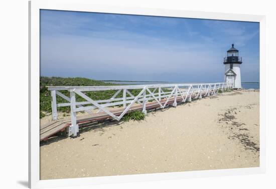 Brant Lighthouse, Nantucket Harbor, Nantucket, Massachusetts, USA-Lisa S^ Engelbrecht-Framed Photographic Print