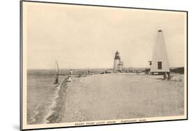 Brant Point Lighthouse, Nantucket, Massachusetts-null-Mounted Art Print