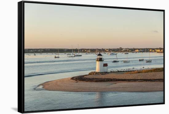 Brant Point Lighthouse-Guido Cozzi-Framed Stretched Canvas