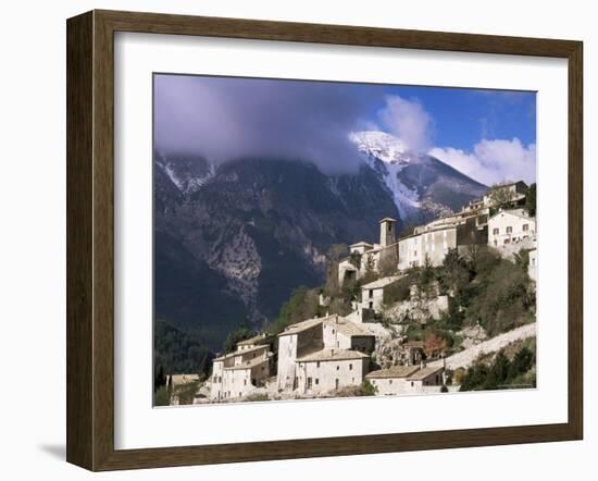 Brantes and Mont Ventoux, Vaucluse, Provence, France-John Miller-Framed Photographic Print