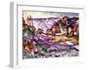 Braque: L'Estaque, 1906-Georges Braque-Framed Giclee Print