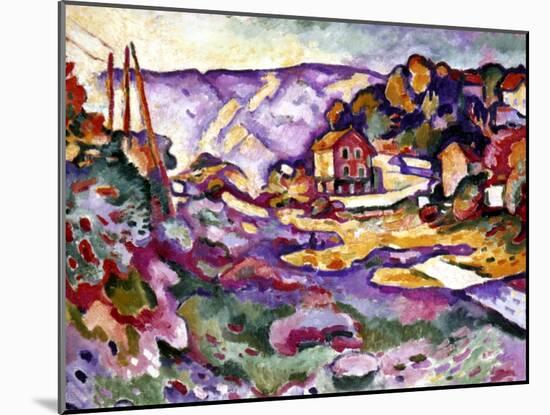 Braque: L'Estaque, 1906-Georges Braque-Mounted Giclee Print