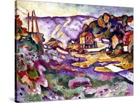 Braque: L'Estaque, 1906-Georges Braque-Stretched Canvas