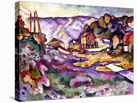 Braque: L'Estaque, 1906-Georges Braque-Stretched Canvas