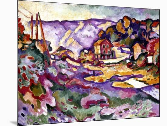 Braque: L'Estaque, 1906-Georges Braque-Mounted Giclee Print