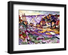 Braque: L'Estaque, 1906-Georges Braque-Framed Giclee Print