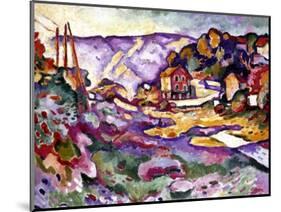 Braque: L'Estaque, 1906-Georges Braque-Mounted Giclee Print