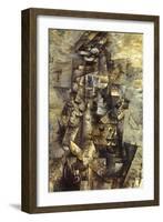 Braque: Man with a Guitar-Georges Braque-Framed Giclee Print