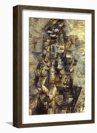 Braque: Man with a Guitar-Georges Braque-Framed Giclee Print