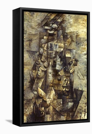 Braque: Man with a Guitar-Georges Braque-Framed Stretched Canvas