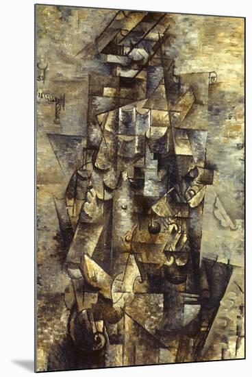 Braque: Man with a Guitar-Georges Braque-Mounted Giclee Print