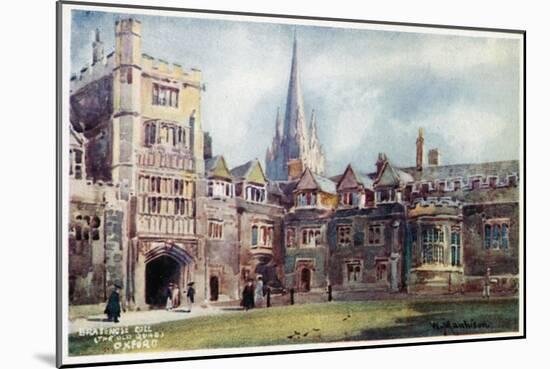 Brasenose College, Old Quad-William Matthison-Mounted Giclee Print