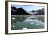 Brash Ice from the Waggonbreen Glacier, Magdalenefjord, Svalbard-David Lomax-Framed Photographic Print