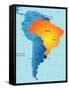 Brasil-charobna-Framed Stretched Canvas