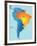 Brasil-charobna-Framed Art Print