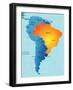 Brasil-charobna-Framed Art Print