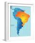 Brasil-charobna-Framed Art Print