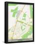 Brasilia, Brazil Map-null-Framed Poster