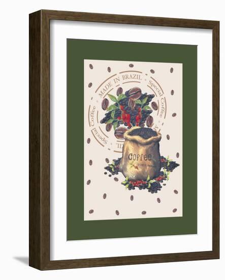 Brasilian Coffee-Maria Trad-Framed Giclee Print