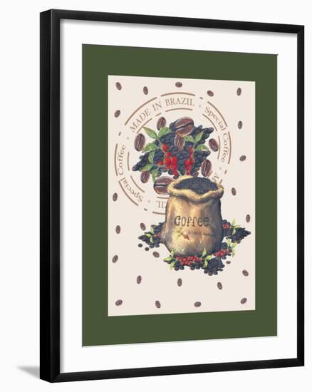 Brasilian Coffee-Maria Trad-Framed Giclee Print