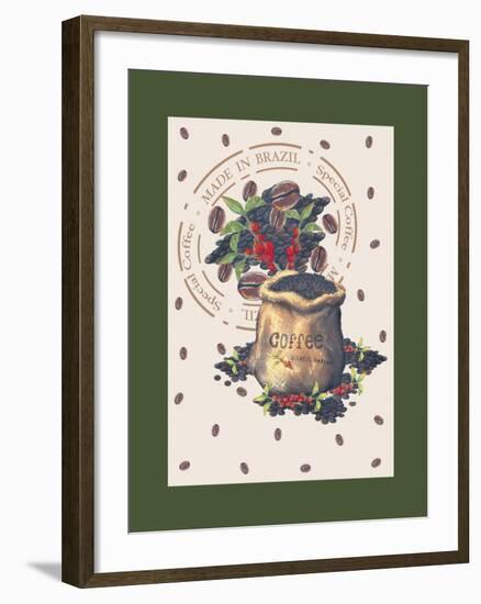 Brasilian Coffee-Maria Trad-Framed Giclee Print