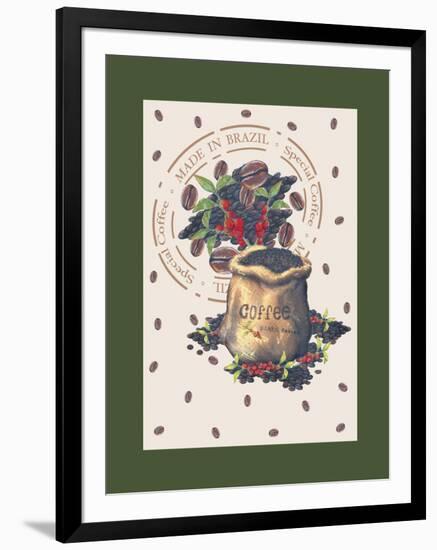 Brasilian Coffee-Maria Trad-Framed Premium Giclee Print