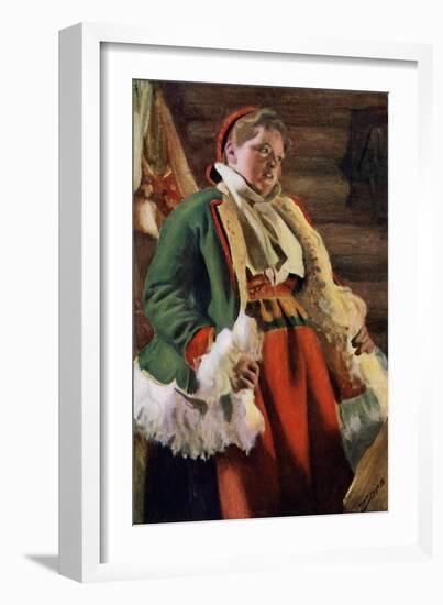 Braskkulla, a Peasant Girl from Moro, 1911-1912-Anders Leonard Zorn-Framed Giclee Print