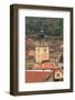 Brasov, Romania. Rooftops and city from hilltop.-Emily Wilson-Framed Photographic Print