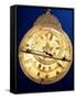 Brass Astrolabe From the Middle Ages-David Parker-Framed Stretched Canvas