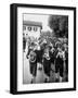 Brass Band Playing For Bavarian Wedding Procession-Stan Wayman-Framed Photographic Print