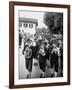 Brass Band Playing For Bavarian Wedding Procession-Stan Wayman-Framed Photographic Print
