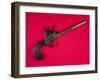 Brass-Barrelled Sea Service Boarding Pistol, Flintlock, C.1750 (Wood and Metal)-English-Framed Giclee Print