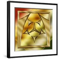 Brass Design 2-Art Deco Designs-Framed Giclee Print