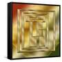 Brass Design 8-Art Deco Designs-Framed Stretched Canvas
