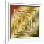 Brass Design 8-Art Deco Designs-Framed Giclee Print