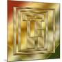 Brass Design 8-Art Deco Designs-Mounted Giclee Print