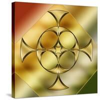 Brass Design 9-Art Deco Designs-Stretched Canvas