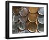 Brass Plates for Sale in the Souk, Marrakech (Marrakesh), Morocco, North Africa-Nico Tondini-Framed Premium Photographic Print