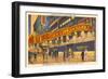 Brass Rail Bar, New York City-null-Framed Art Print