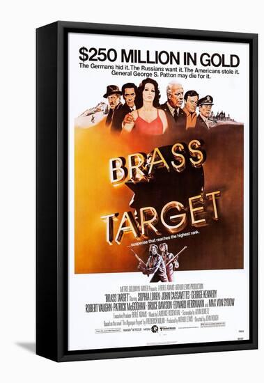 Brass Target-null-Framed Stretched Canvas