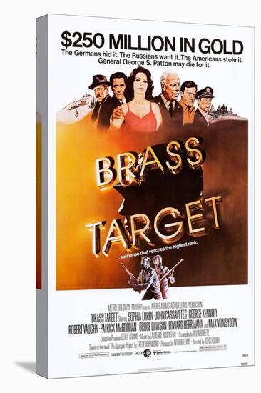 Brass Target-null-Stretched Canvas