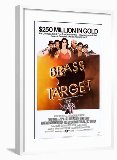 Brass Target-null-Framed Art Print