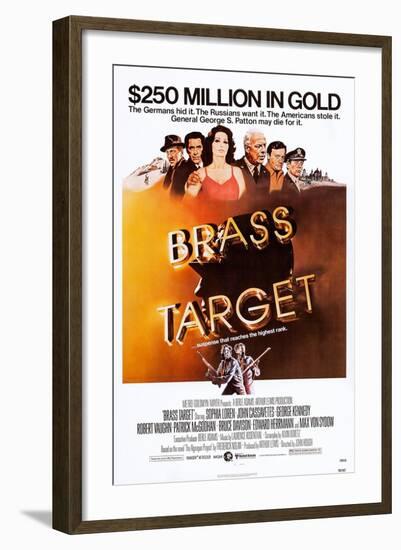 Brass Target-null-Framed Art Print