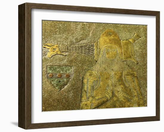 Brass to Sir Nicholas Dagworth, 1401-null-Framed Giclee Print