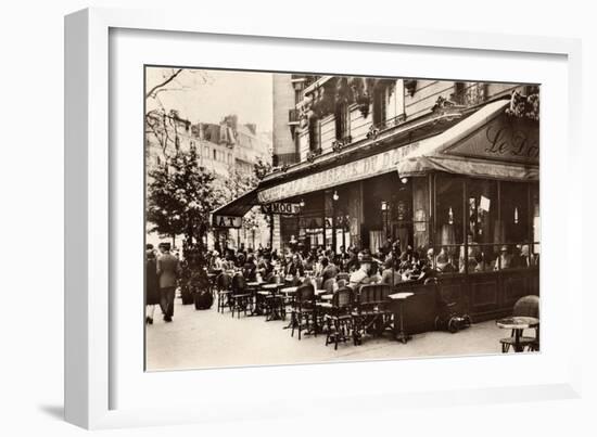 Brasserie Cafe Du Dome, Paris, 1920-null-Framed Giclee Print