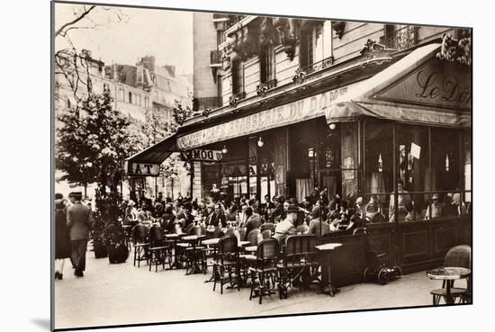 Brasserie Cafe Du Dome, Paris, 1920-null-Mounted Giclee Print